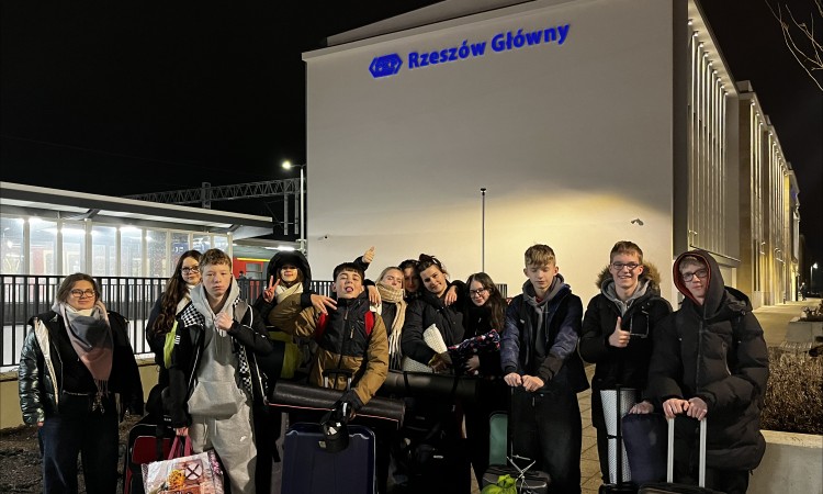 Nasza młodzież na Sylwestrze Pijarskim w Rzeszowie 